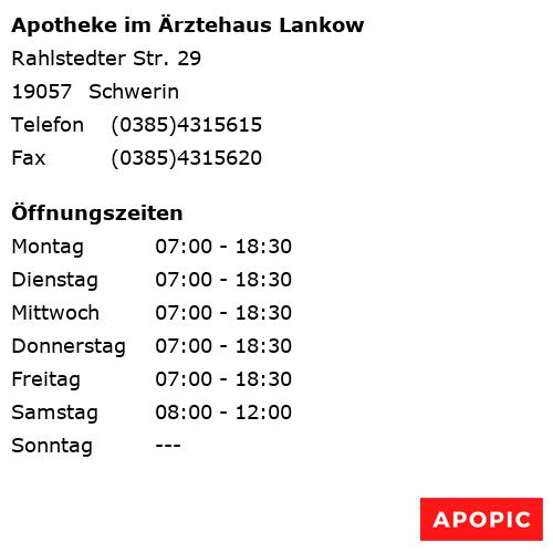 Bild von Apotheke im Ärztehaus Lankow in Schwerin