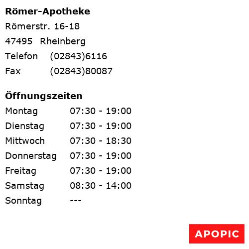 Bild von Römer-Apotheke in Rheinberg