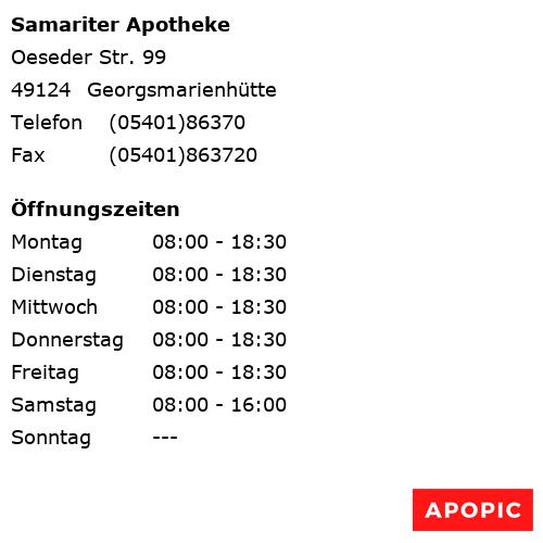 Bild von Samariter Apotheke in Georgsmarienhütte