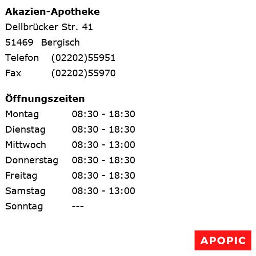 Bild von Akazien-Apotheke in Bergisch
