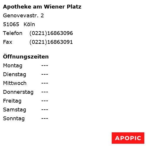 Bild von Apotheke am Wiener Platz in Köln