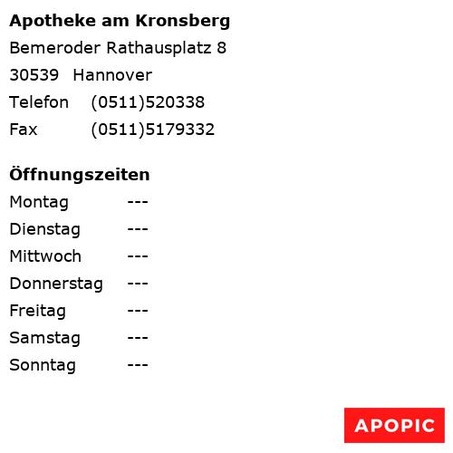 Bild von Apotheke am Kronsberg in Hannover