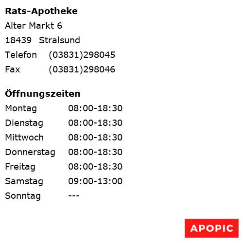 Bild von Rats-Apotheke in Stralsund
