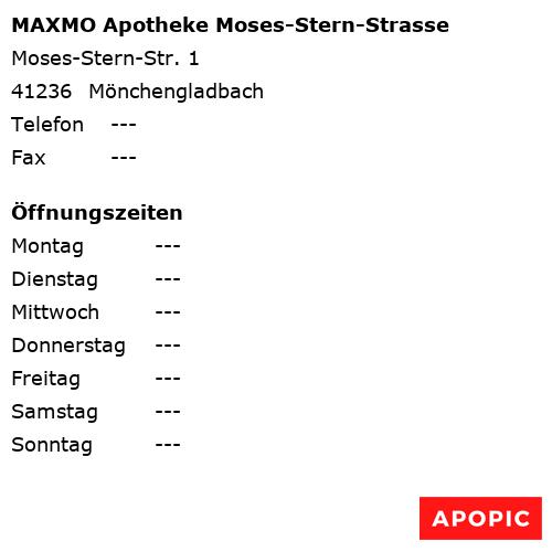 Bild von MAXMO Apotheke Moses-Stern-Strasse in Mönchengladbach
