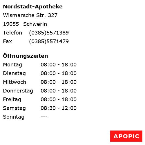 Bild von Nordstadt-Apotheke in Schwerin