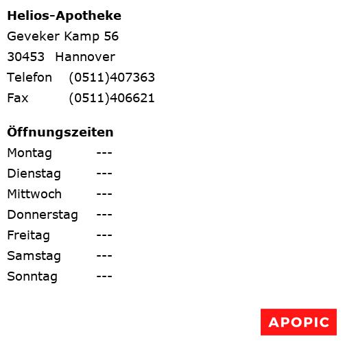 Bild von Helios-Apotheke in Hannover