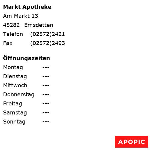 Bild von Markt Apotheke in Emsdetten