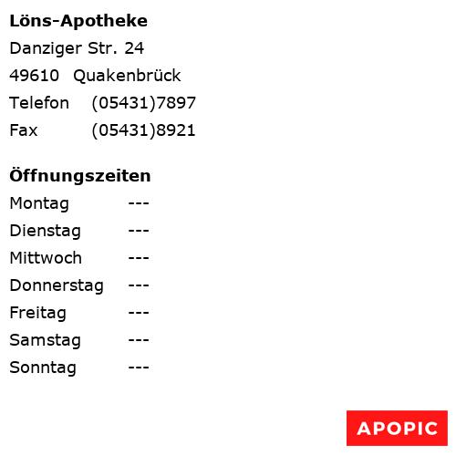 Bild von Löns-Apotheke in Quakenbrück