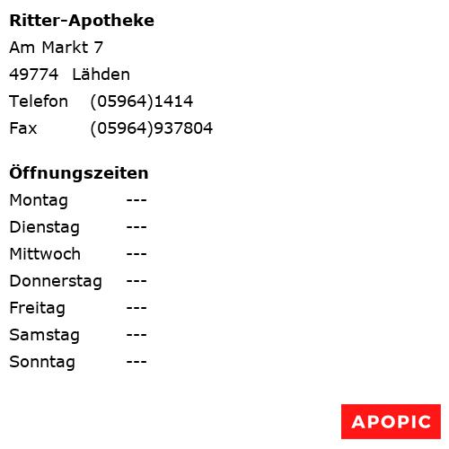 Bild von Ritter-Apotheke in Lähden