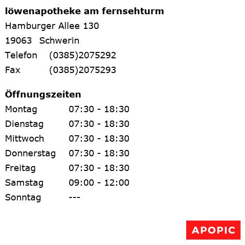 Bild von löwenapotheke am fernsehturm in Schwerin