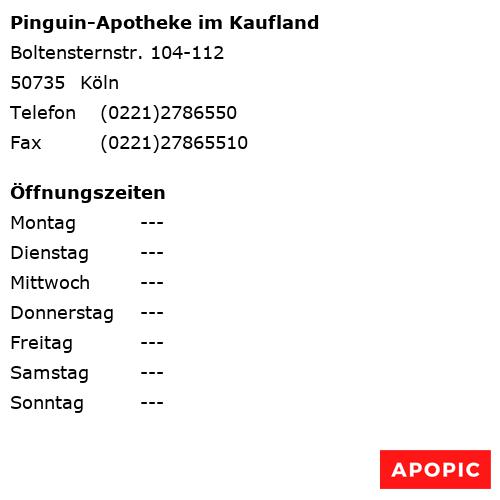 Bild von Pinguin-Apotheke im Kaufland in Köln