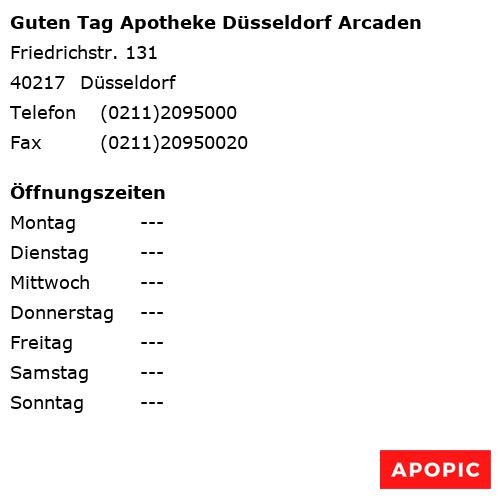 Bild von Guten Tag Apotheke Düsseldorf Arcaden in Düsseldorf