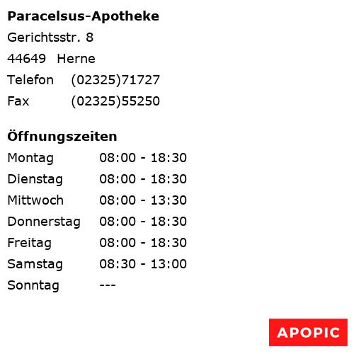 Bild von Paracelsus-Apotheke in Herne