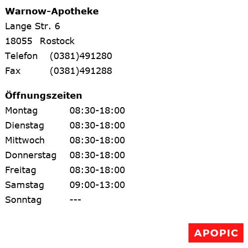 Bild von Warnow-Apotheke in Rostock