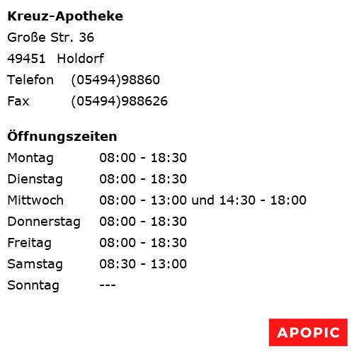 Bild von Kreuz-Apotheke in Holdorf