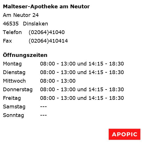 Bild von Malteser-Apotheke am Neutor in Dinslaken