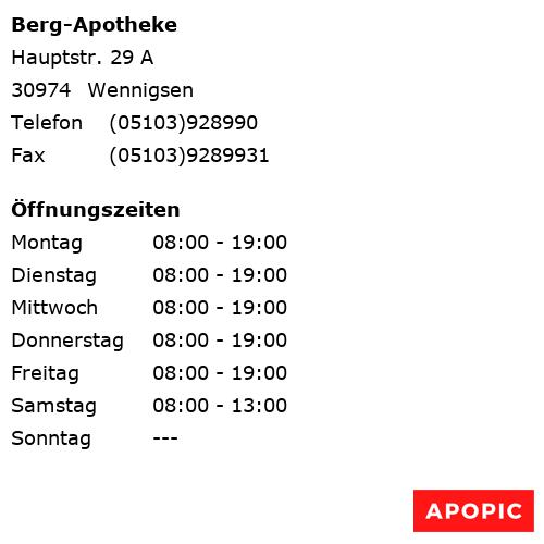 Bild von Berg-Apotheke in Wennigsen