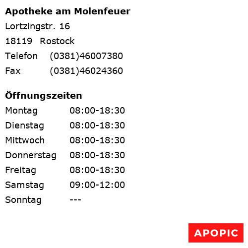 Bild von Apotheke am Molenfeuer in Rostock