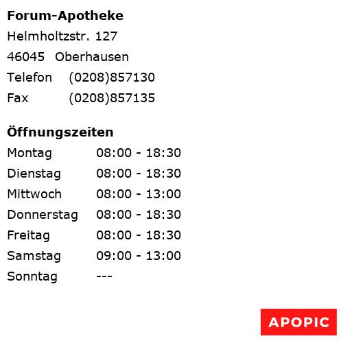 Bild von Forum-Apotheke in Oberhausen