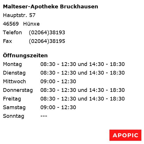 Bild von Malteser-Apotheke Bruckhausen in Hünxe