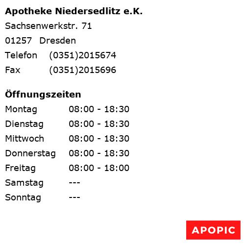 Bild von Apotheke Niedersedlitz e.K. in Dresden