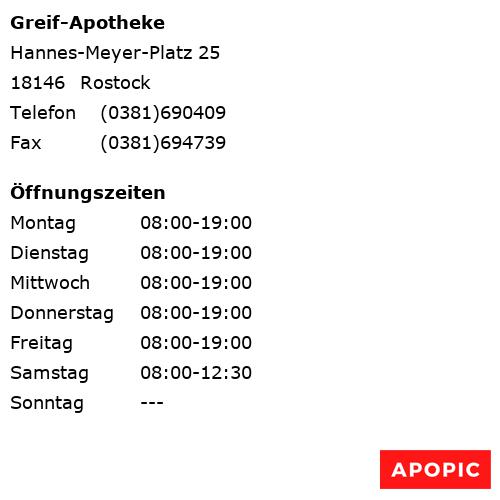 Bild von Greif-Apotheke in Rostock