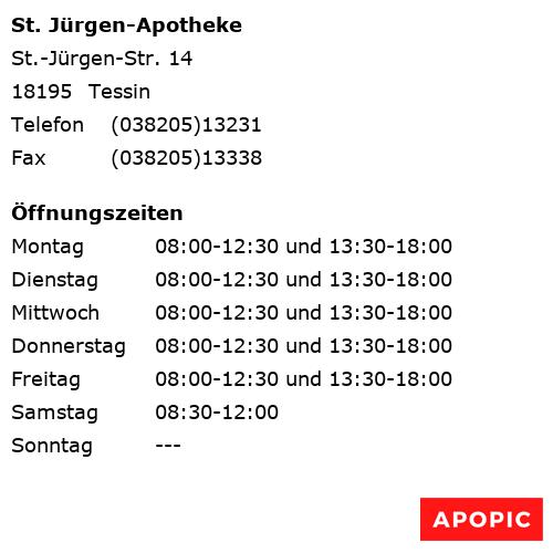 Bild von St. Jürgen-Apotheke in Tessin