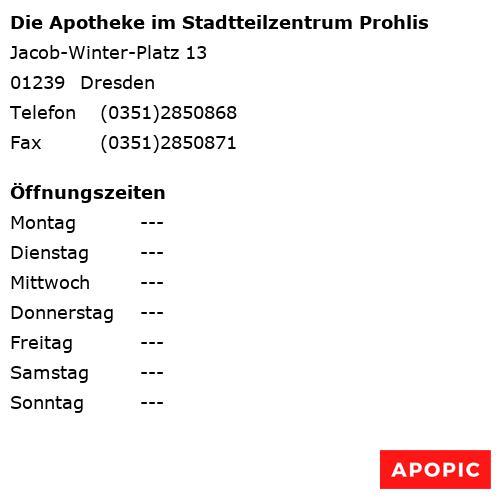 Bild von Die Apotheke im Stadtteilzentrum Prohlis in Dresden