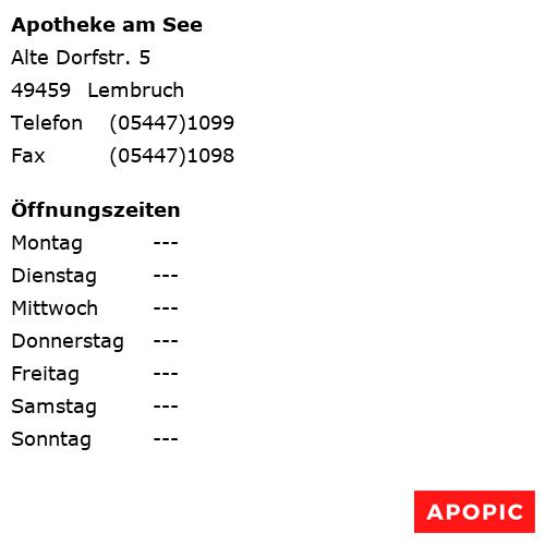 Bild von Apotheke am See in Lembruch