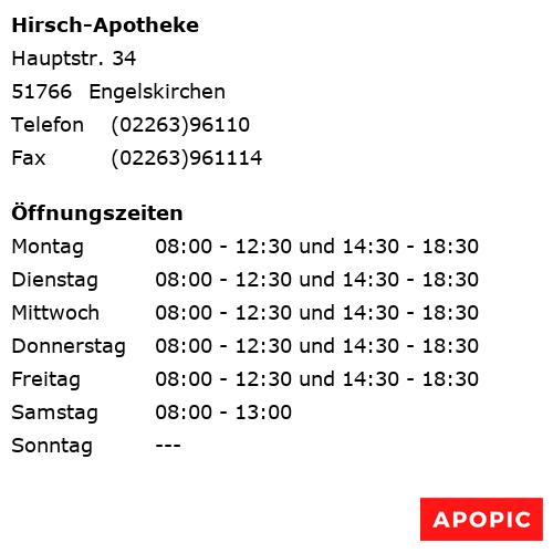 Bild von Hirsch-Apotheke in Engelskirchen
