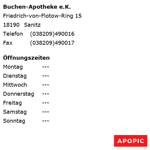 Bild von Buchen-Apotheke e.K. in Sanitz