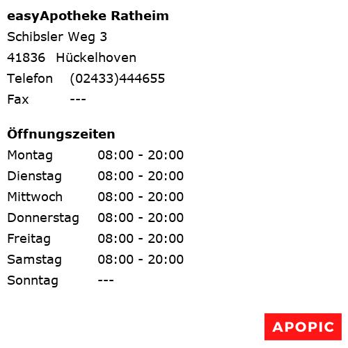 Bild von easyApotheke Ratheim in Hückelhoven