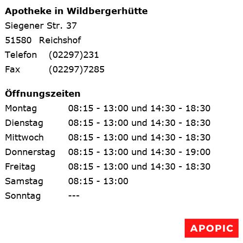 Bild von Apotheke in Wildbergerhütte in Reichshof