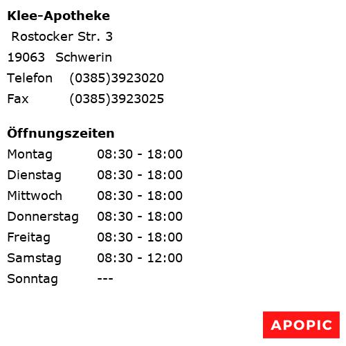 Bild von Klee-Apotheke in Schwerin