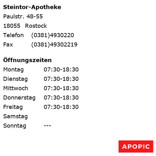 Bild von Steintor-Apotheke in Rostock