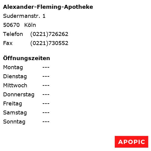 Bild von Alexander-Fleming-Apotheke in Köln