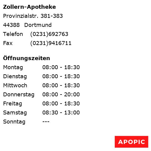 Bild von Zollern-Apotheke in Dortmund