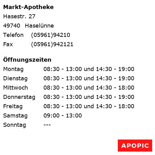 Bild von Markt-Apotheke in Haselünne