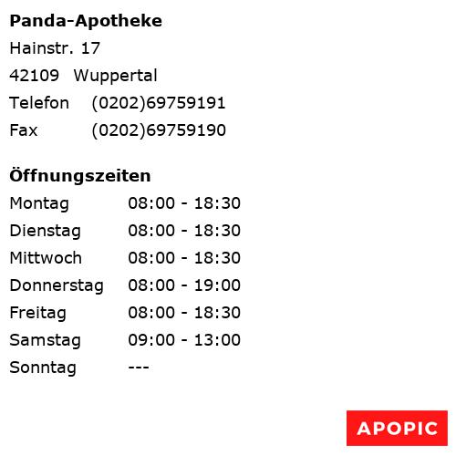 Bild von Panda-Apotheke in Wuppertal