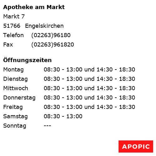 Bild von Apotheke am Markt in Engelskirchen
