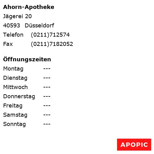 Bild von Ahorn-Apotheke in Düsseldorf