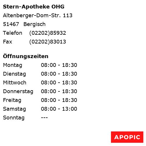 Bild von Stern-Apotheke OHG in Bergisch
