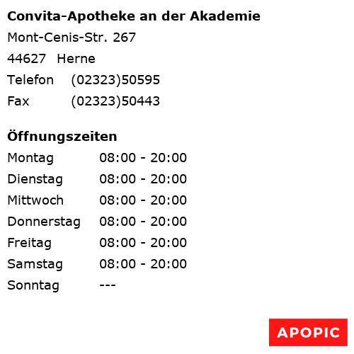 Bild von Convita-Apotheke an der Akademie in Herne