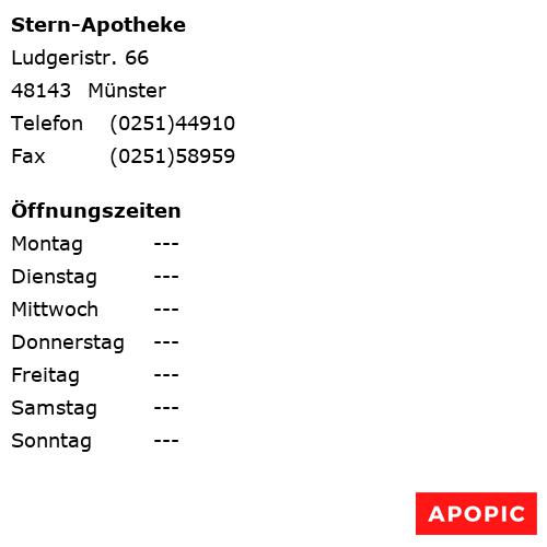 Bild von Stern-Apotheke in Münster