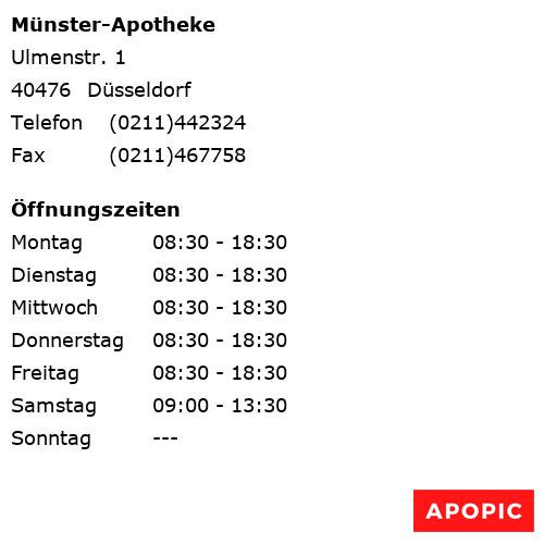 Bild von Münster-Apotheke in Düsseldorf