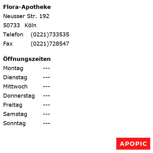 Bild von Flora-Apotheke in Köln