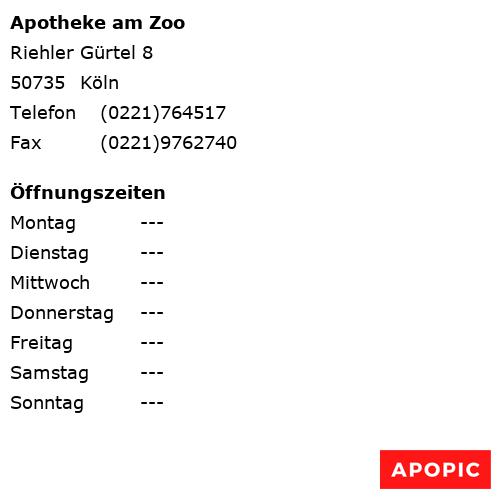 Bild von Apotheke am Zoo in Köln