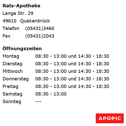 Bild von Rats-Apotheke in Quakenbrück