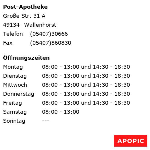 Bild von Post-Apotheke in Wallenhorst