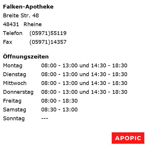Bild von Falken-Apotheke in Rheine